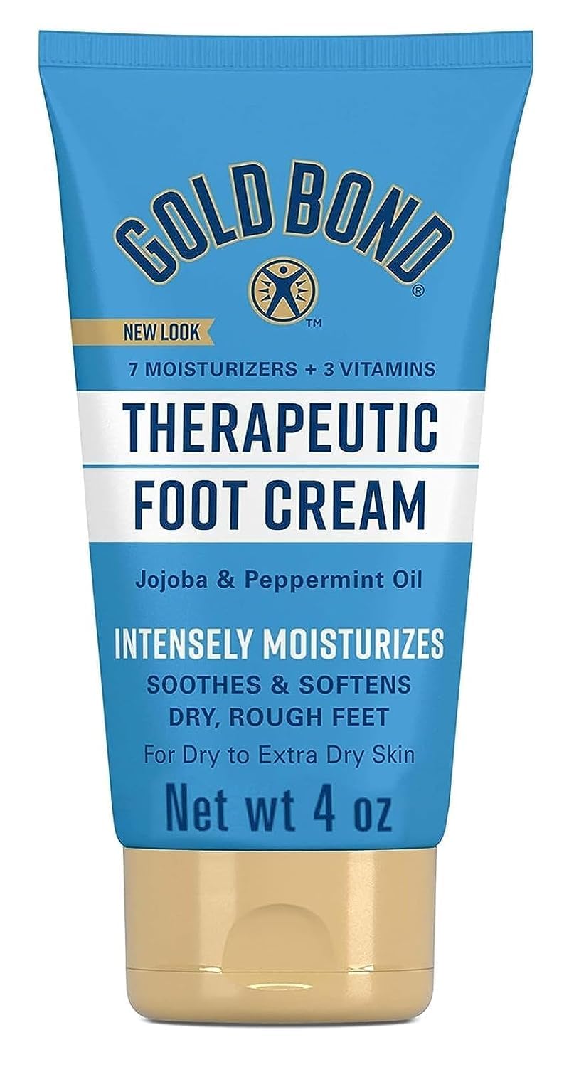 Gold Bond Foot Cream Triple Action Relief 4 fl oz (118 ml)(Pack of 6)