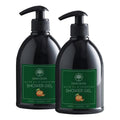 Liquid Shower Gel Olive Oil with Tangerine Moisturizing Body Wash Bottle 16.9 FL OZ (Pack of 2)