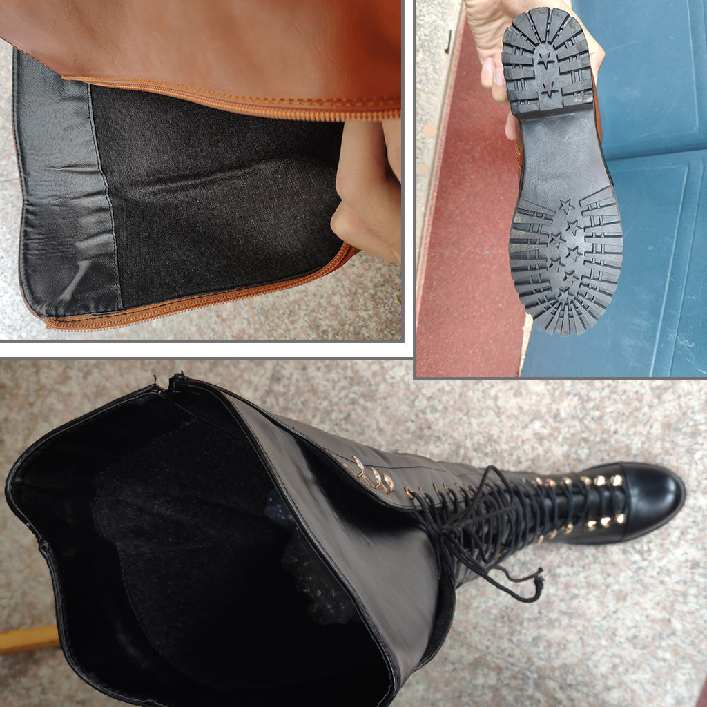 New Autumn Winter Over-the-Knee Plain Long Boots