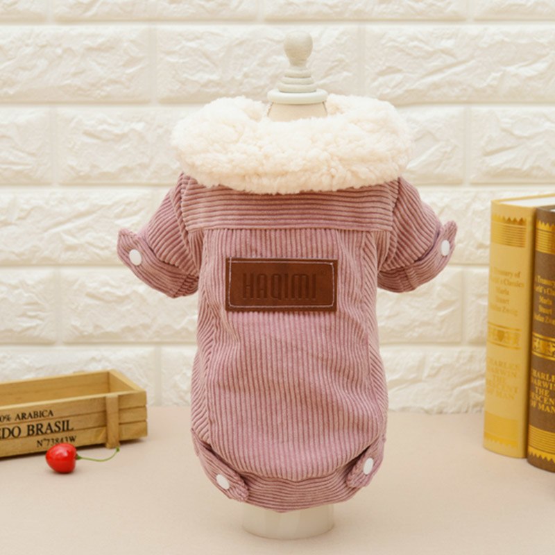 New Lamb Fleece Jacket for Pets - Corduroy Dog Coat