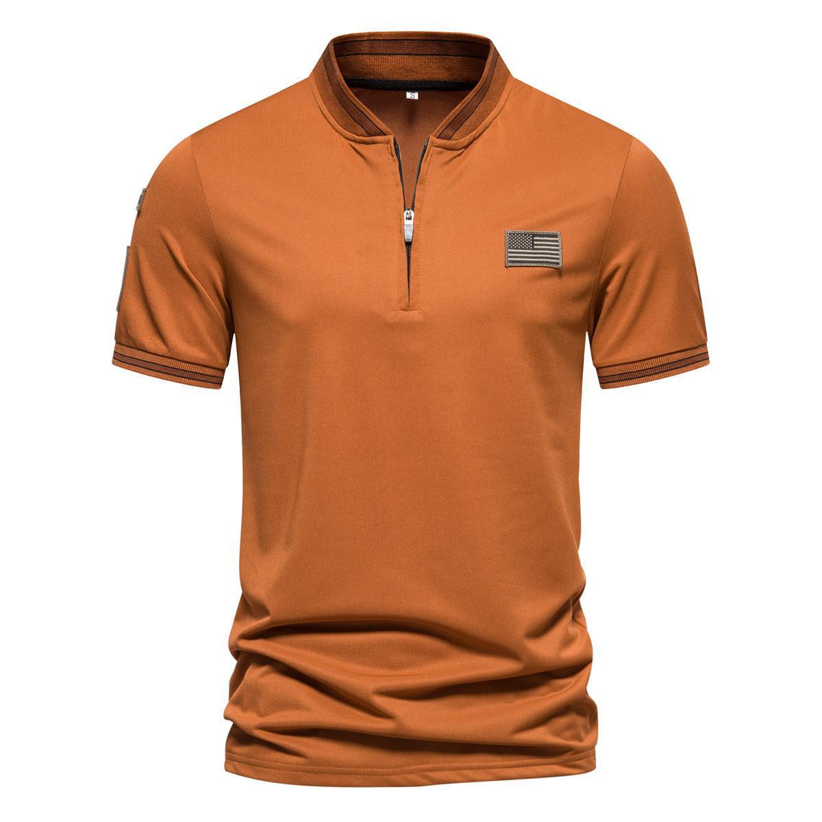 2023 Summer Men's T-Shirt with American Air Force Label
