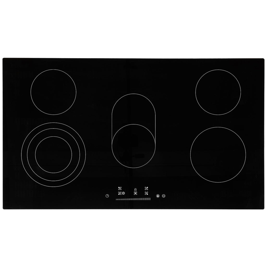 Built-in Electric Cooktop Radiant Ceramic Cooktop 5 Burners 35.4x20.5 inch