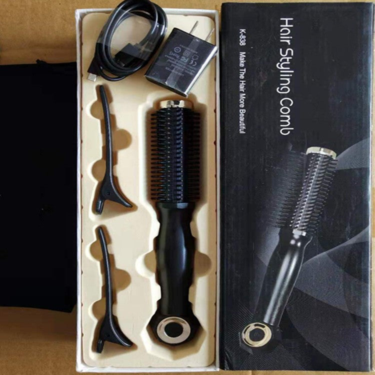 Constant Temperature Charging Curly Hair Comb with Ion Technology