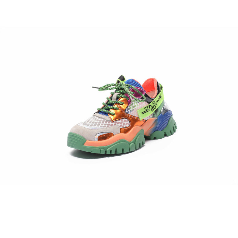 Women's 2020 New Breathable Sports Shoes with Rainbow Sole