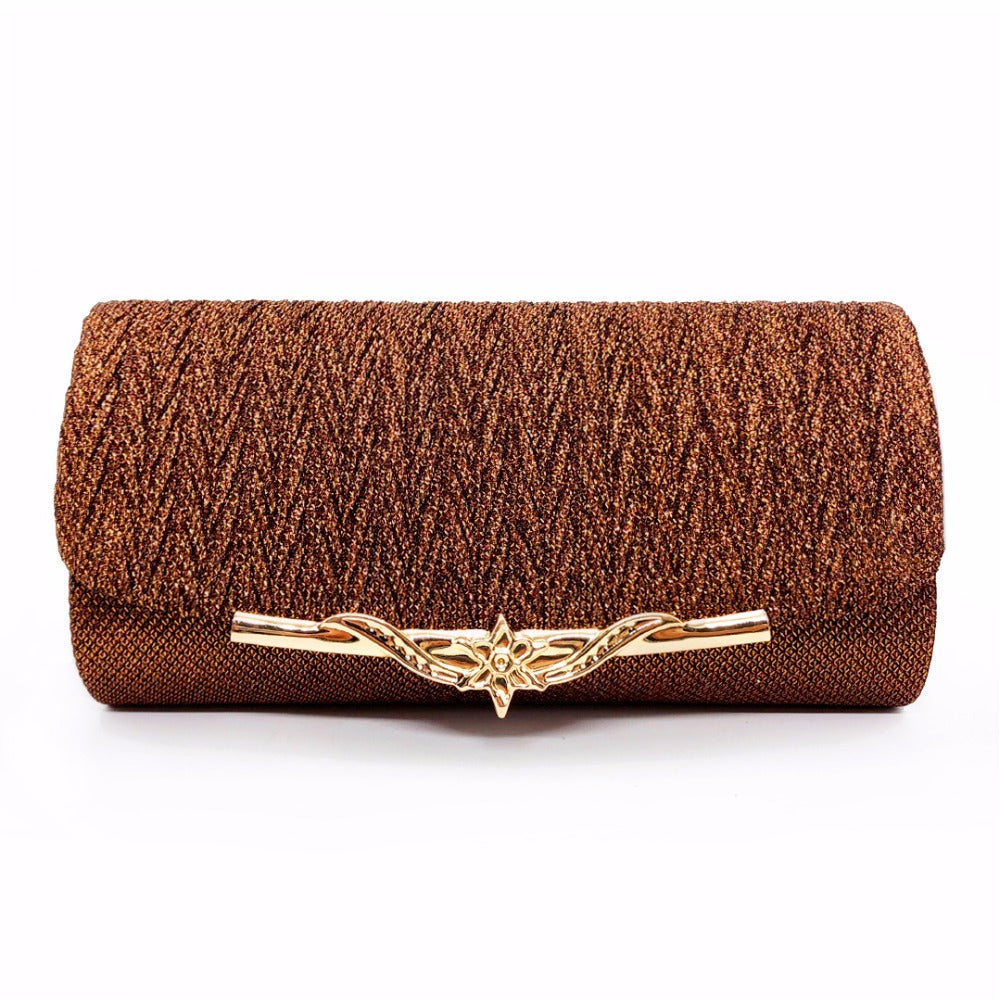 Fashion Women's Glitter Evening Clutch Shoulder Bag