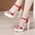 2020 Women's High Heel Peep Toe Sandals (New Style)
