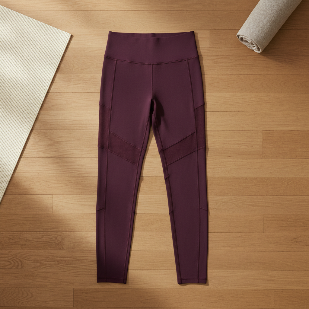 REGNA X Women's STRETCHY Workout Leggings Solid Mesh, Medium