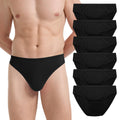 BAMBOO COOL Mens Underwear Bikini Briefs Ultra Soft Breathable Tagless Bikini Classic Underwear Bikini for Men 6 Pack