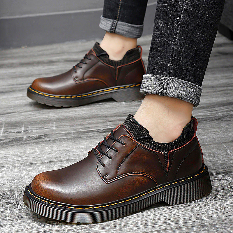 Spring New Men's Martin Boots - Retro Chunky Sole Shoes