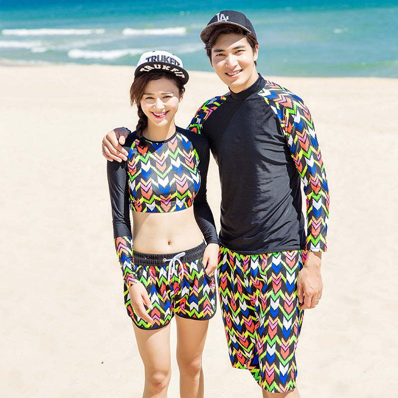 New Couple Beach Set - Women's Bikini and Swimwear
