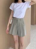 Pleated Skirt Shorts