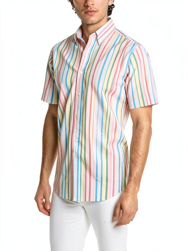 Club Room Mens Short Sleeve Shirt, Size Small
