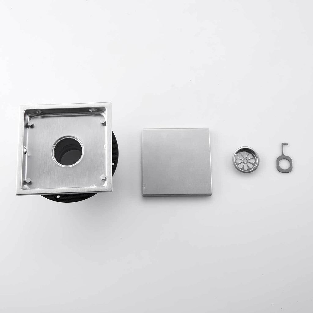 6 Inch Square Shower Floor Drain