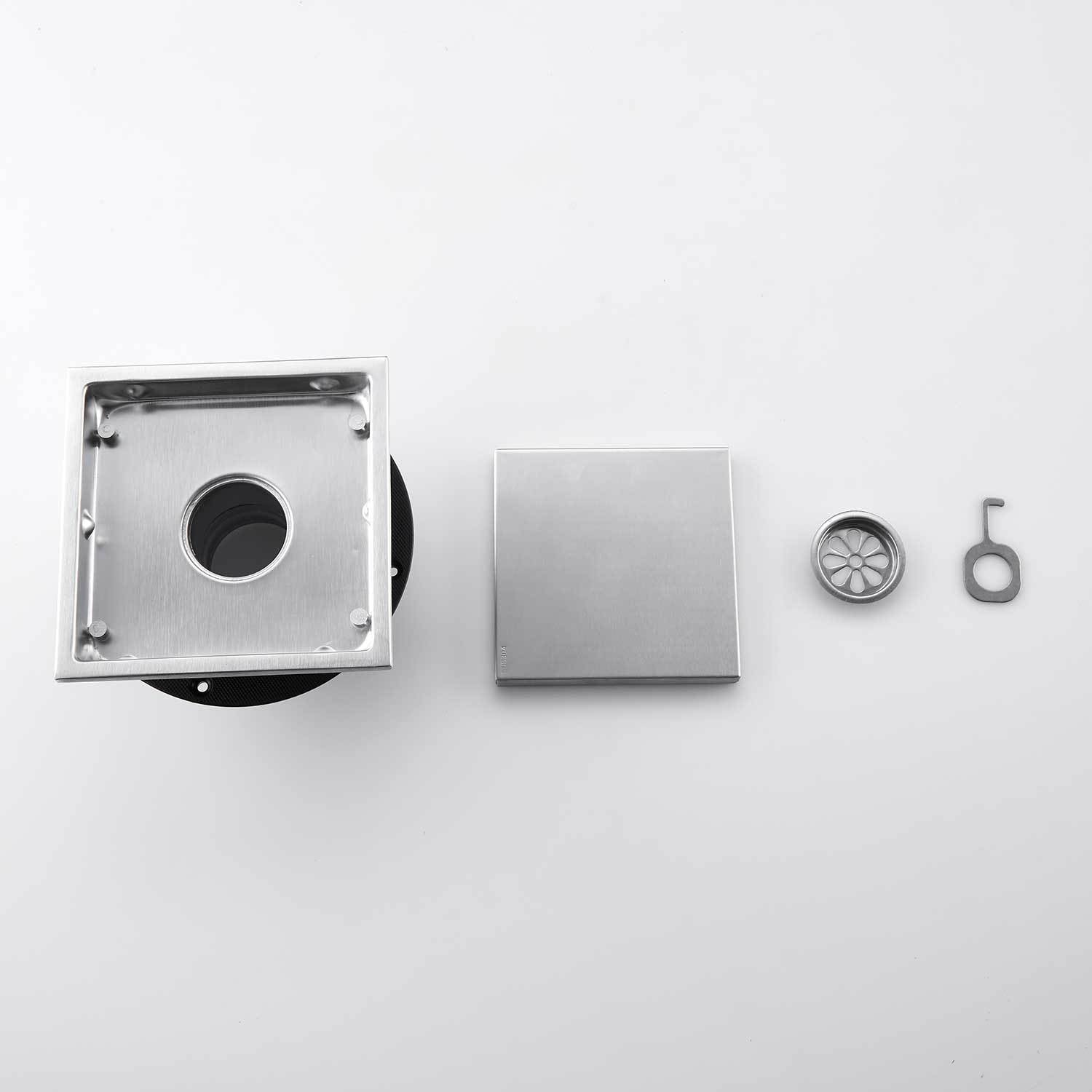 6 Inch Square Shower Floor Drain