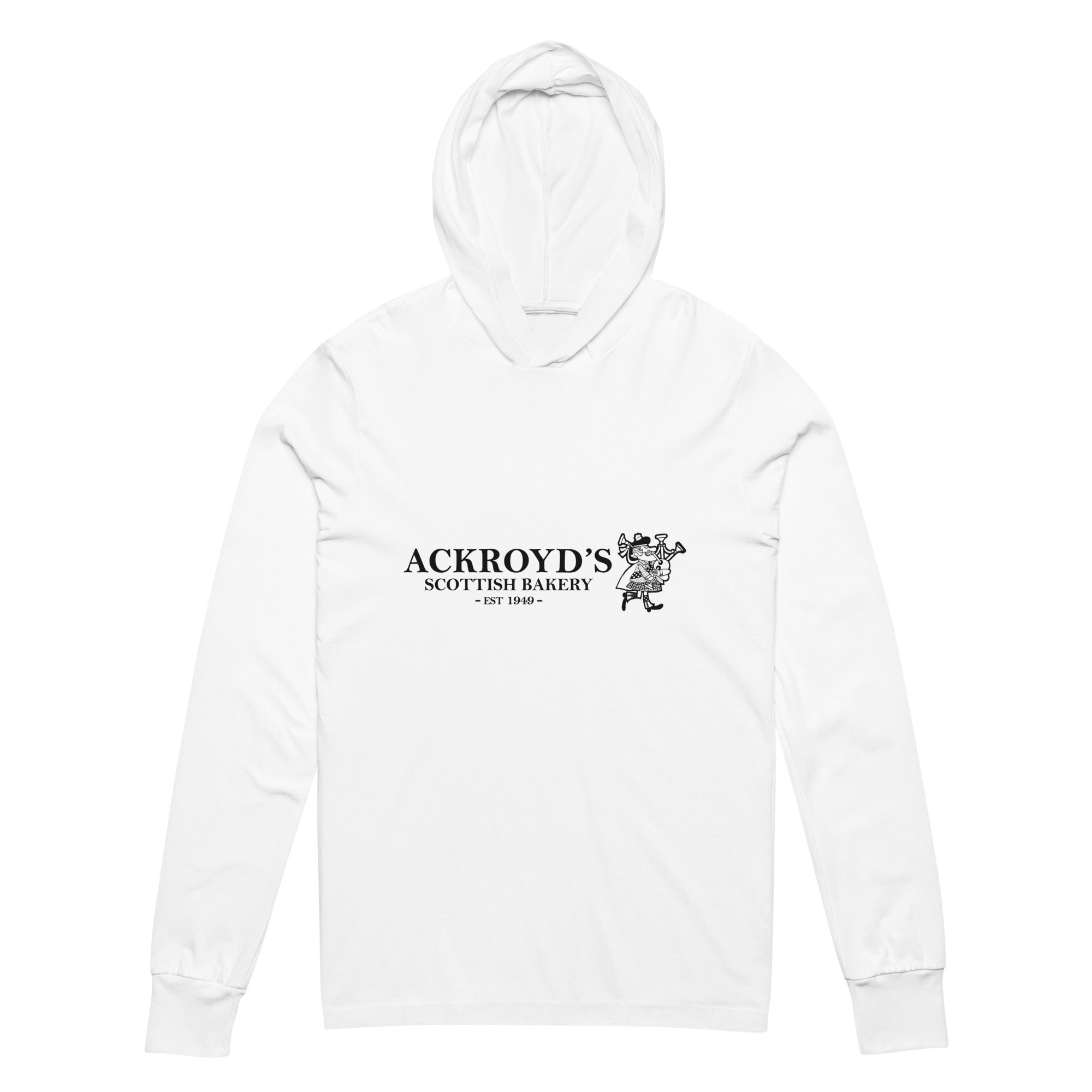 Ackroyd's Bagpiper Hooded Long-sleeve Tee