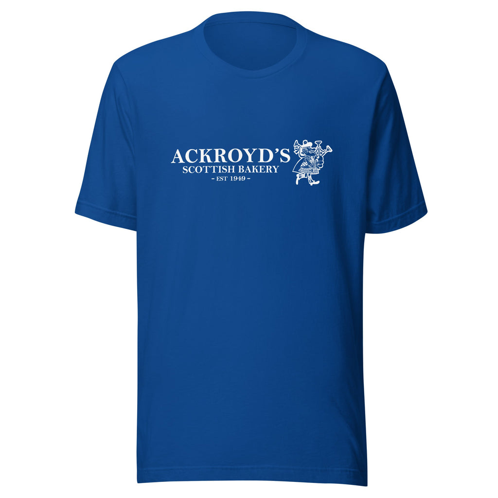 Ackroyd's Bagpiper Logo Unisex t-shirt