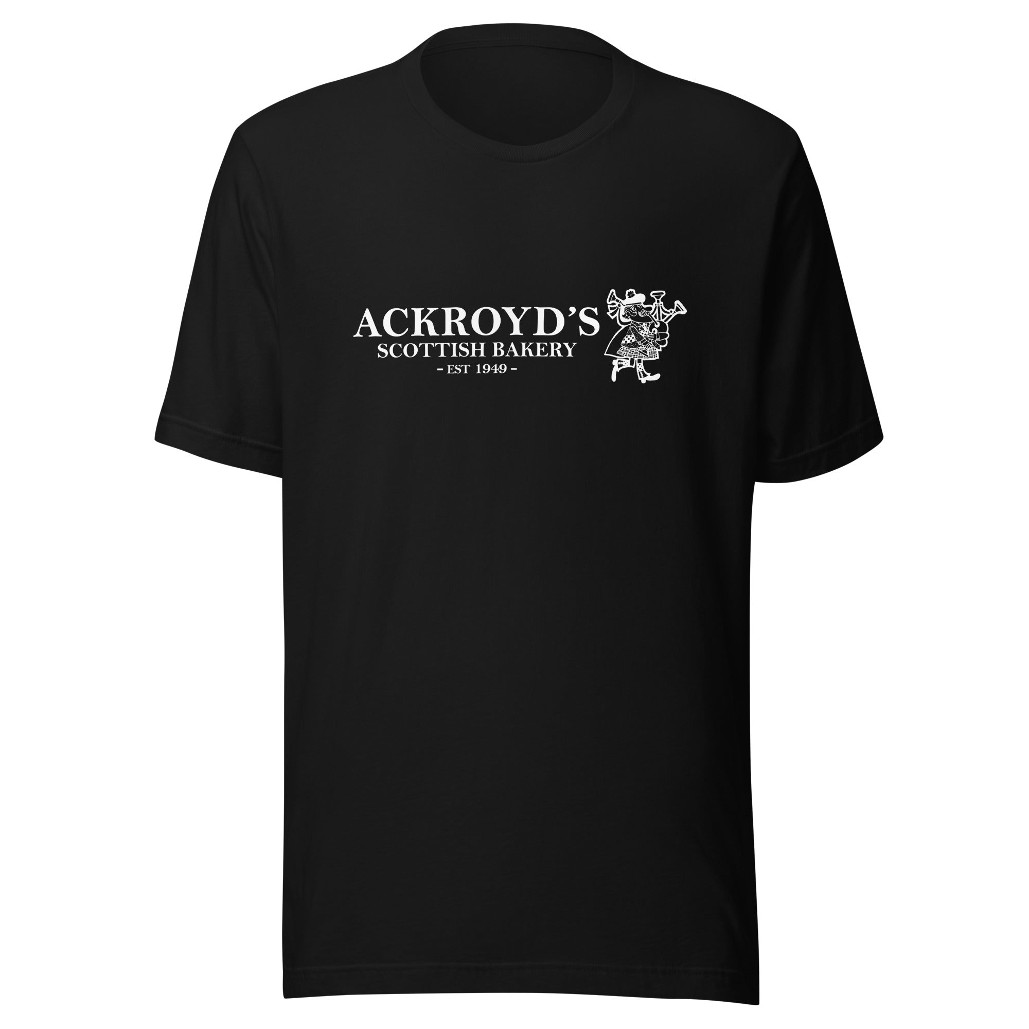 Ackroyd's Bagpiper Logo Unisex t-shirt