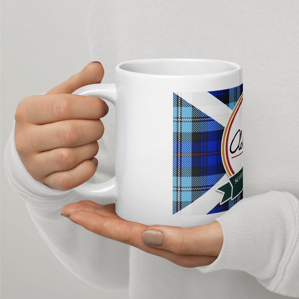 Ackroyd's Bakery Round Logo White glossy Mug