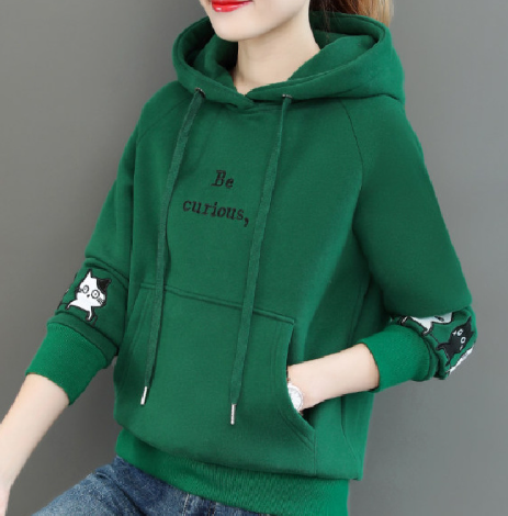 2020 New Thick Women's Hoodie - Loose Fit for Students