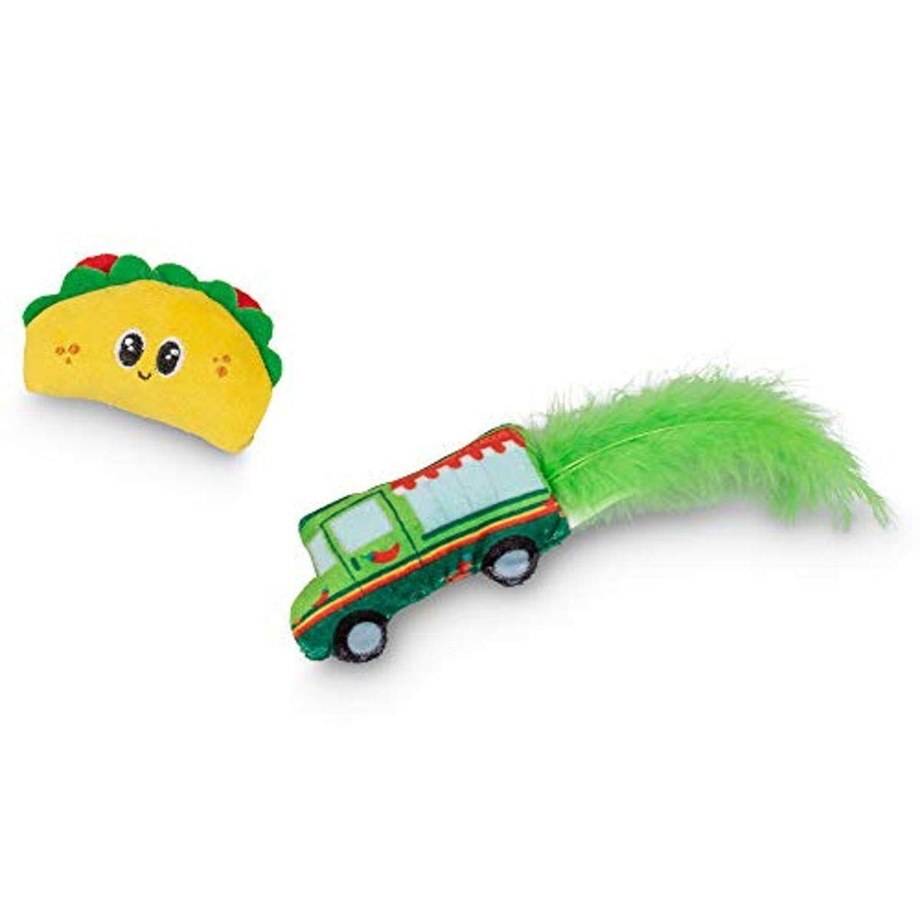 Pet Craft Supply Silly Snacks and Funny Food Crinkle Cuddling Catnip and Silvervine Interactive Cat Toys - Great for Indoor Cats and KittensMedium Breeds