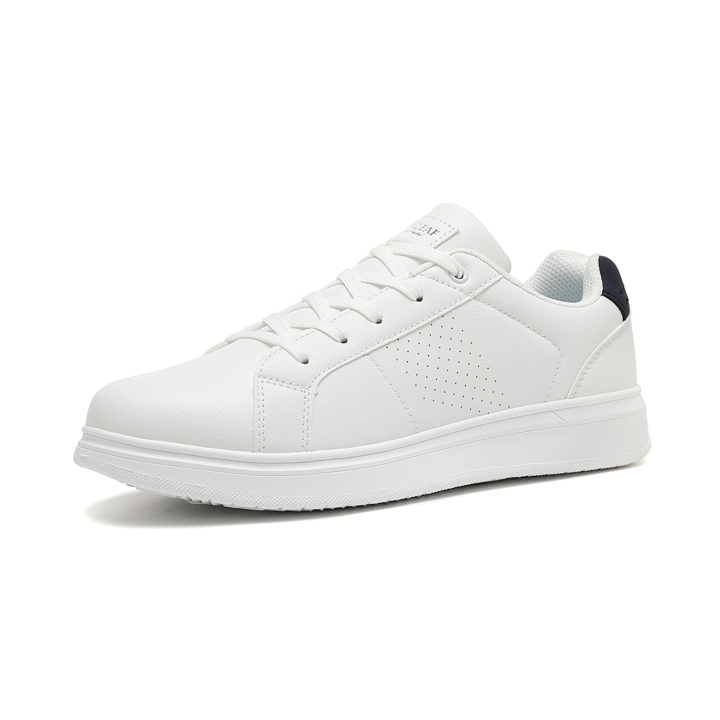 ANALEAF Mens Casual Shoes Dress Sneakers Classic Lightweight Fashion Shoes White