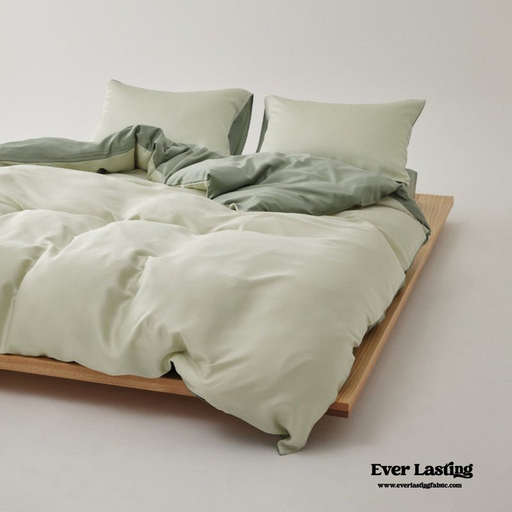 Adeline Pastel Silky Cooling TENCEL™ Bedding Set / Blue