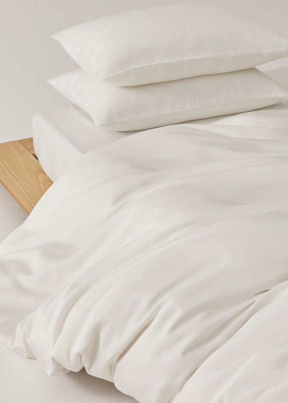 Adeline Pastel Silky Cooling TENCEL™ Bedding Set / Brown