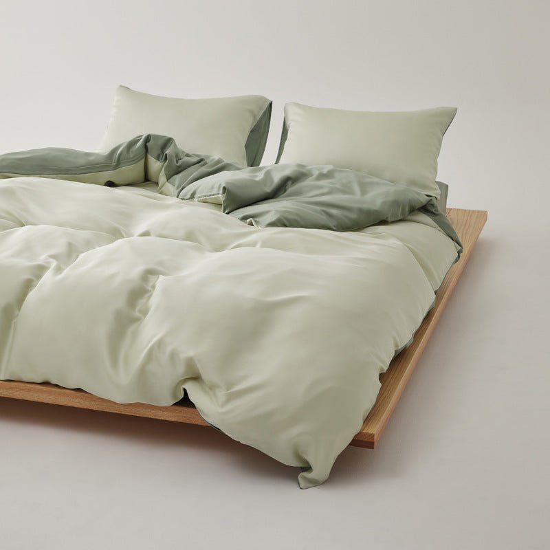 Adeline Pastel Silky Cooling TENCEL™ Bedding Set / Gray