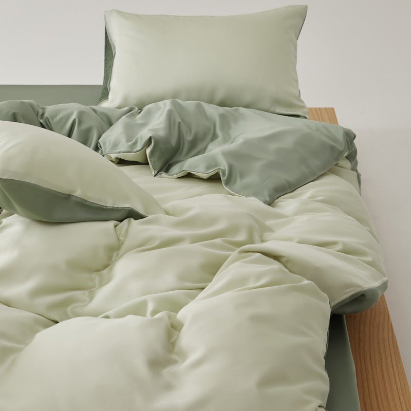 Adeline Pastel Silky Cooling TENCEL™ Bedding Set / Brown