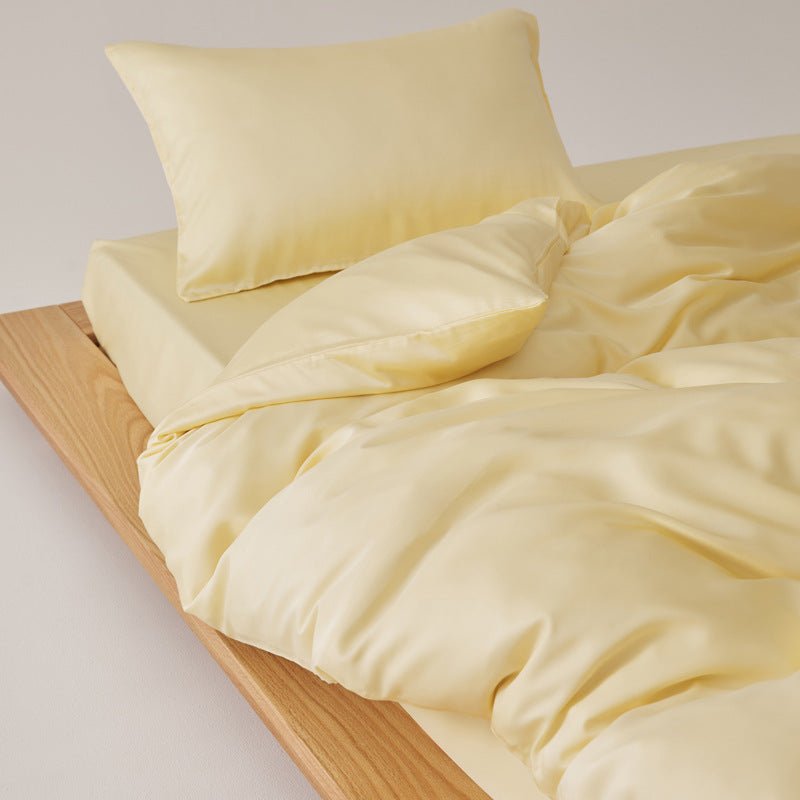 Adeline Pastel Silky Cooling TENCEL™ Bedding Set / Brown