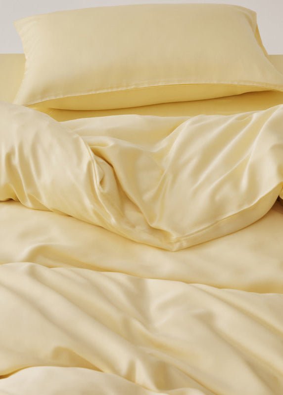 Adeline Pastel Silky Cooling TENCEL™ Bedding Set / Brown
