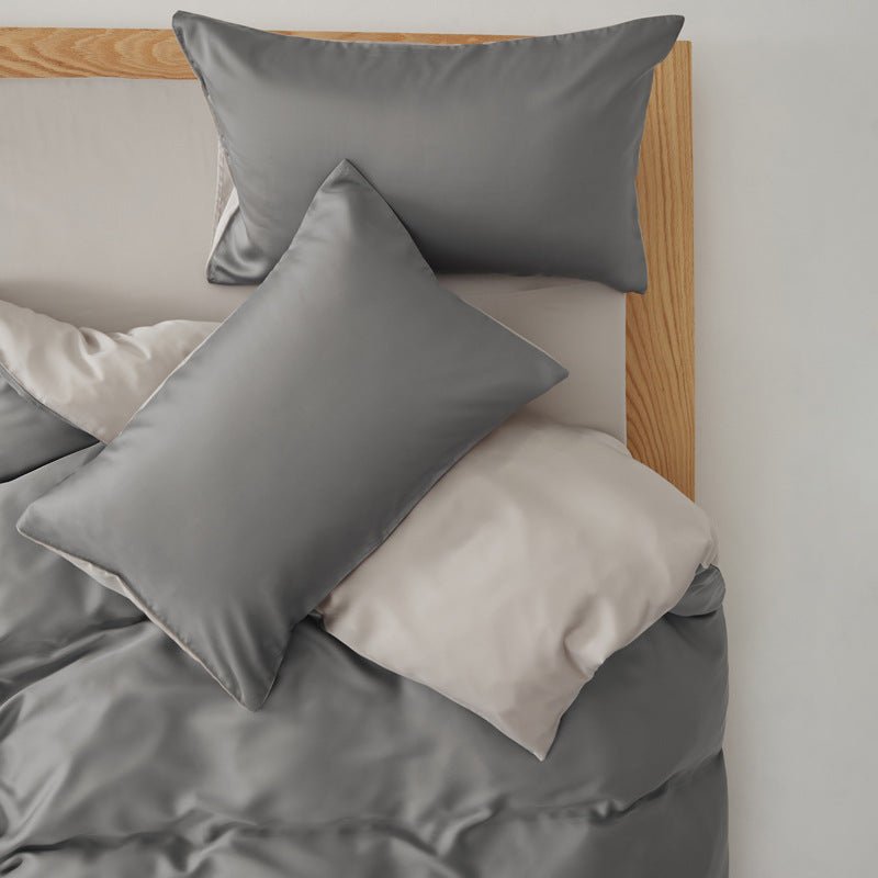 Adeline Pastel Silky Cooling TENCEL™ Bedding Set / White