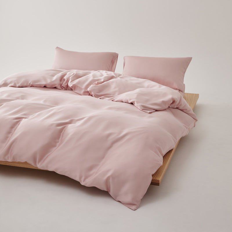 Adeline Pastel Silky Cooling TENCEL™ Bedding Set / White