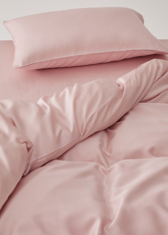 Adeline Pastel Silky Cooling TENCEL™ Bedding Set / Brown