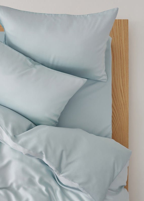 Adeline Pastel Silky Cooling TENCEL™ Bedding Set / White
