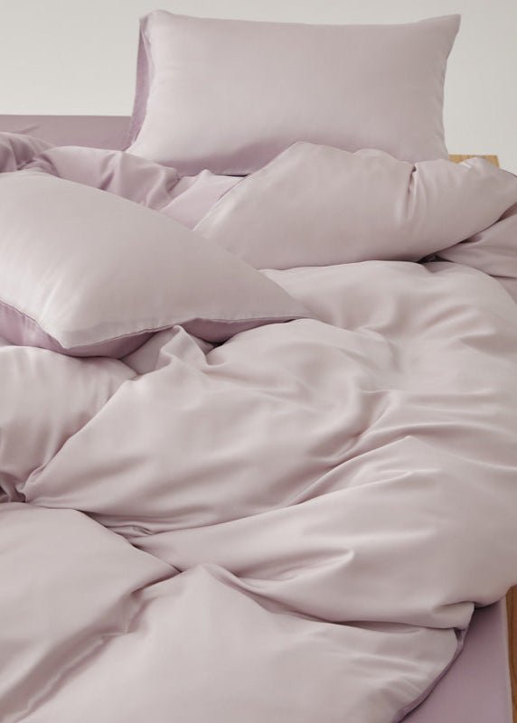 Adeline Pastel Silky Cooling TENCEL™ Bedding Set / Brown