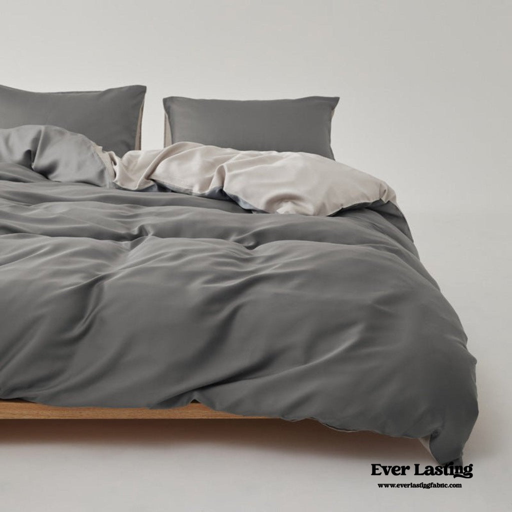 Adeline Pastel Silky Cooling TENCEL™ Bedding Set / Coffee