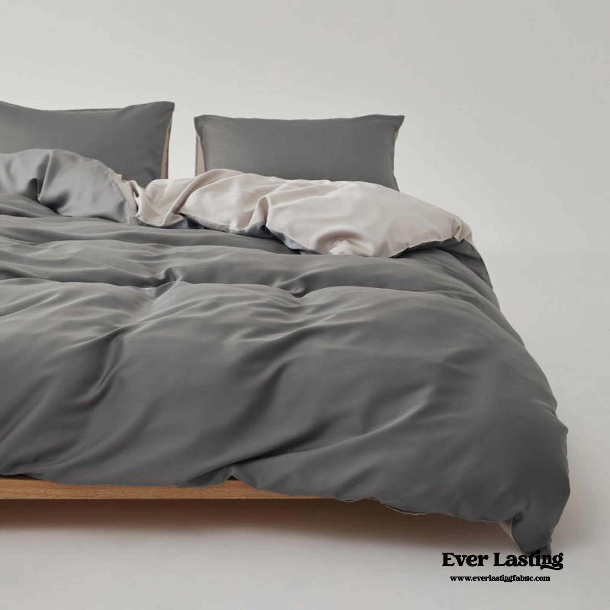 Adeline Pastel Silky Cooling TENCEL™ Bedding Set / Coffee