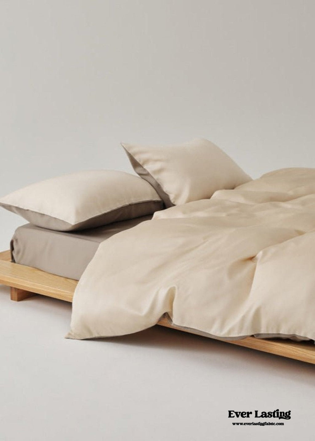 Adeline Pastel Silky Cooling TENCEL™ Bedding Set / Coffee