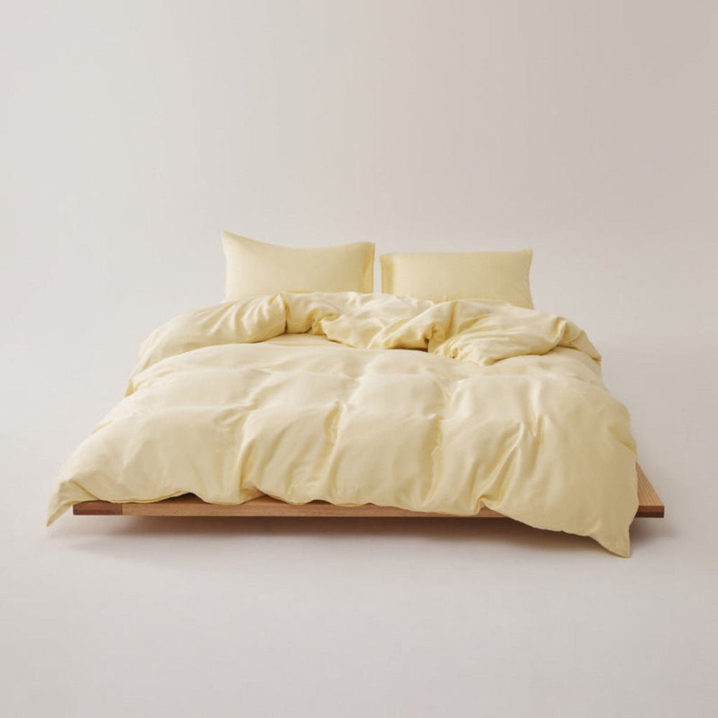 Adeline Pastel Silky TENCEL™ Bedding Set / Yellow