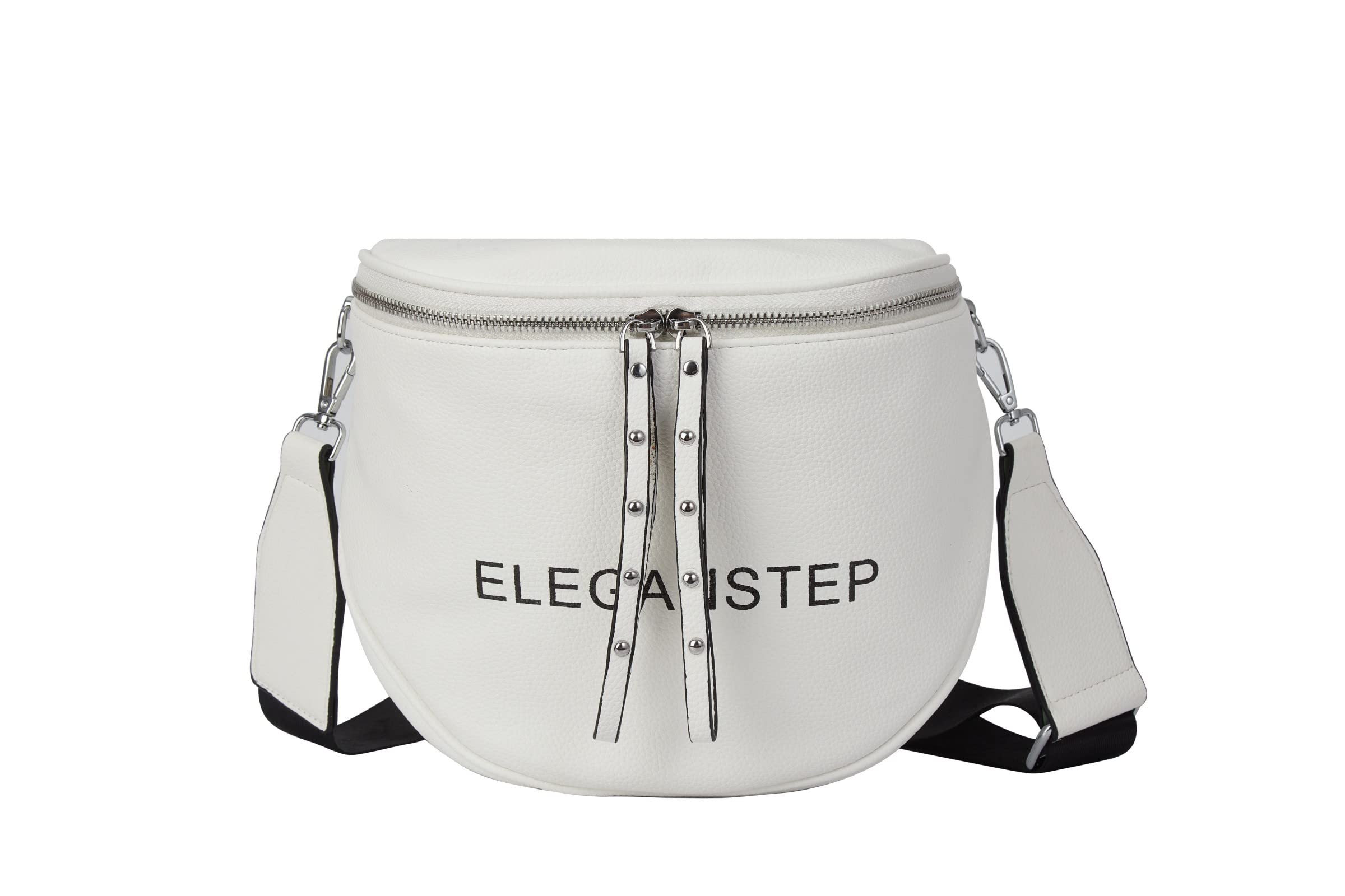 Stylish PU Leather Crossbody Bag/Small Crossbody Purse - The Hands-Free Handbag Youll Want to Carry Everywhere/For Gift (PU Leather/White)