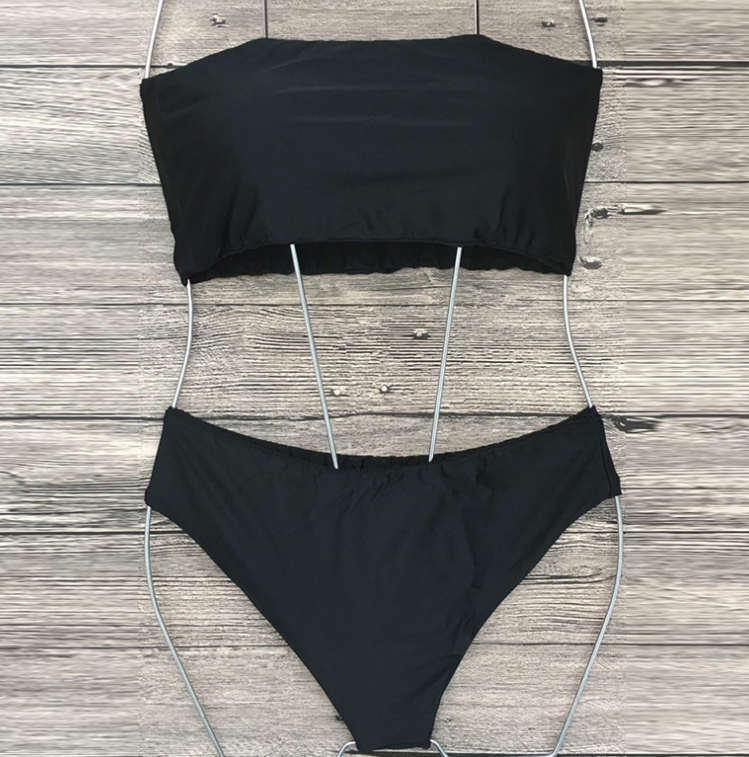 New Sexy Strapless High-Waisted Bikini Swimwear