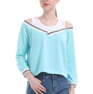Casual Women's Long-Sleeved Striped Loose Top
