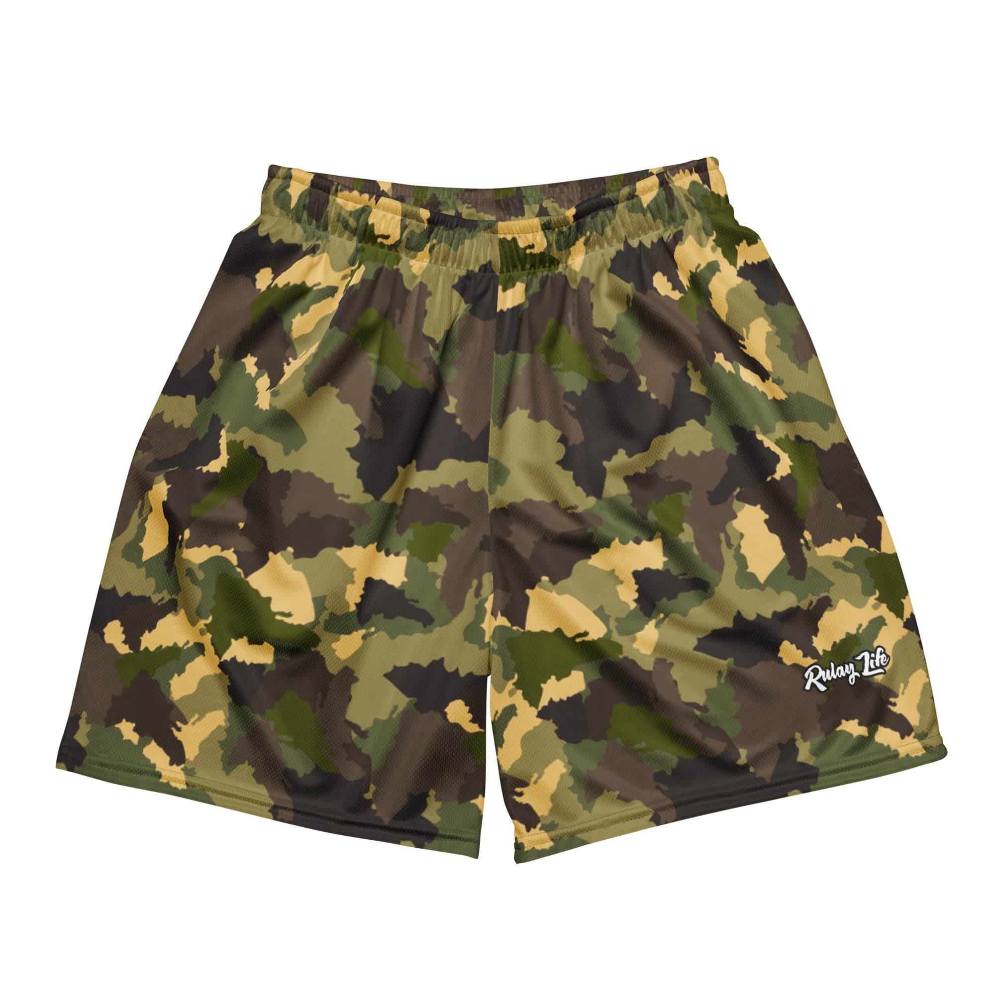 Official Dominican Camouflage Shorts — Forest