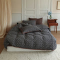 Anaya Rose French Vintage Bedding Set / Black + Brown