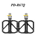 Anti-slip Ultralight Bicycle Pedal Quick Release Pedal Flat 3 Bearings Pedal for Mountain Road Bike Accessories 3 Bearings Mountain Bike Pedals Platform Bicycle Flat Alloy Pedals Pedals Non-Slip Alloy Flat Pedals