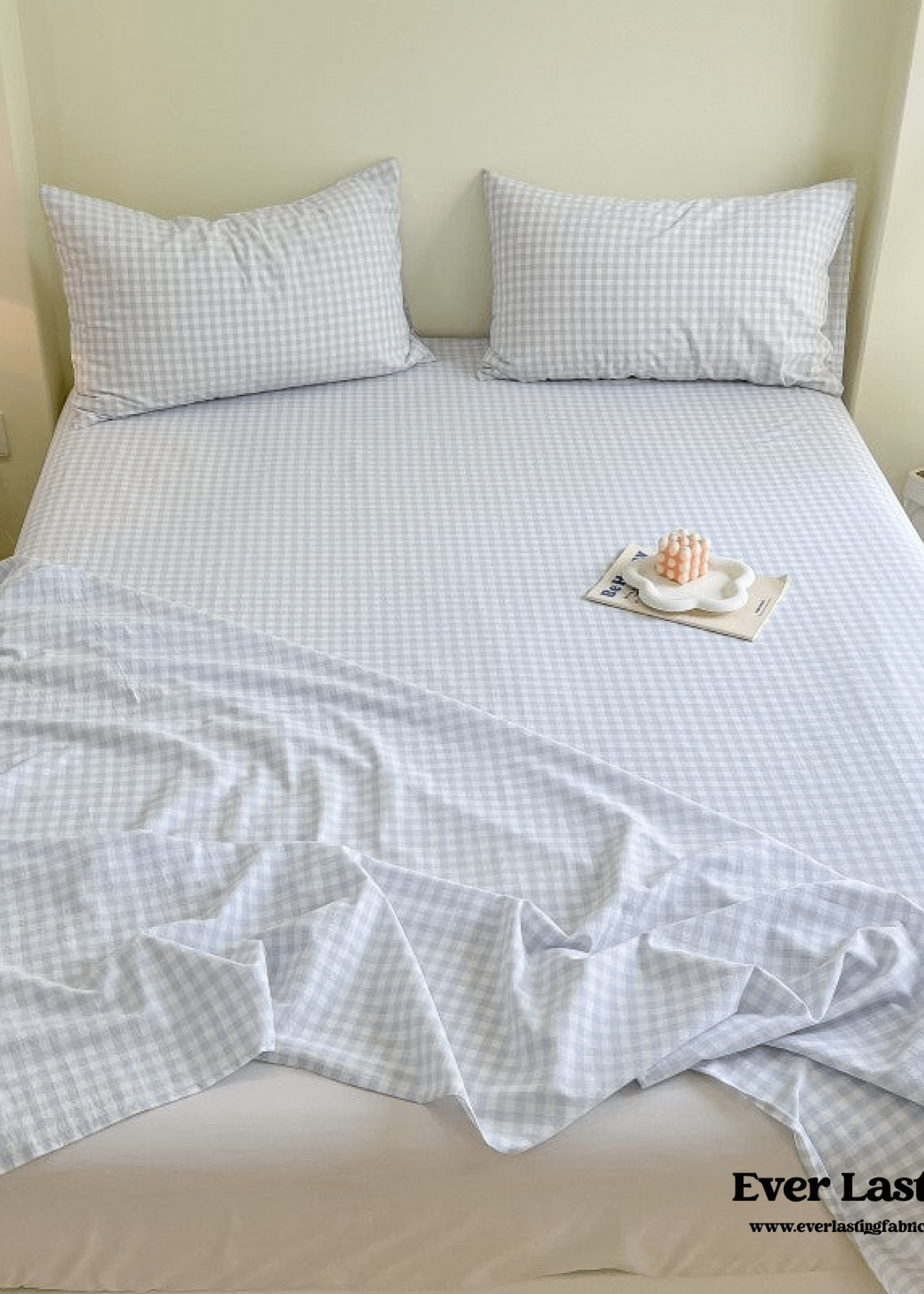 Assorted Gingham & Plaid Bed Sheets