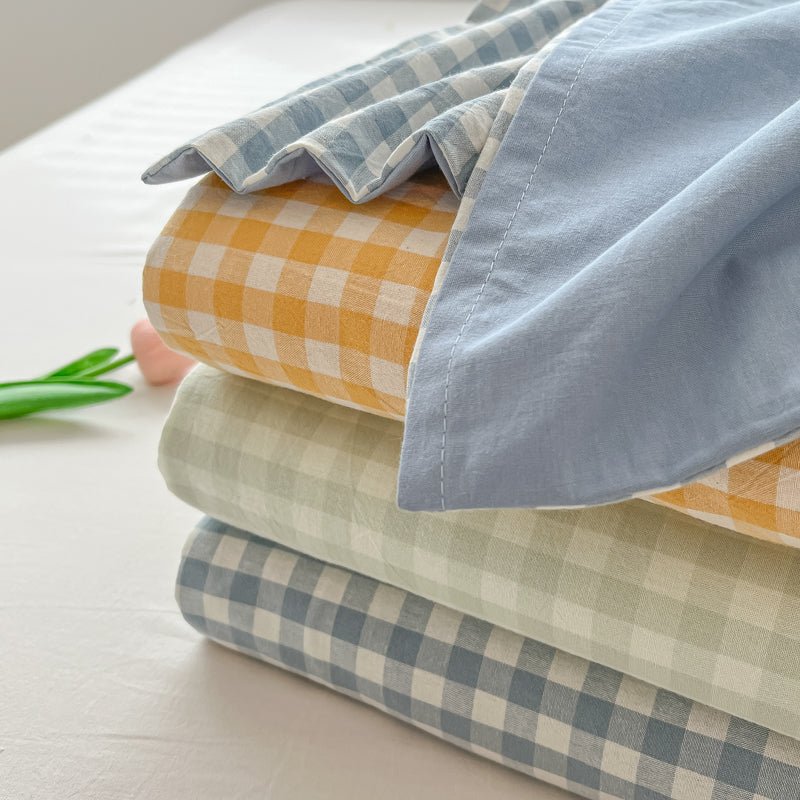 Assorted Gingham & Plaid Bed Sheets