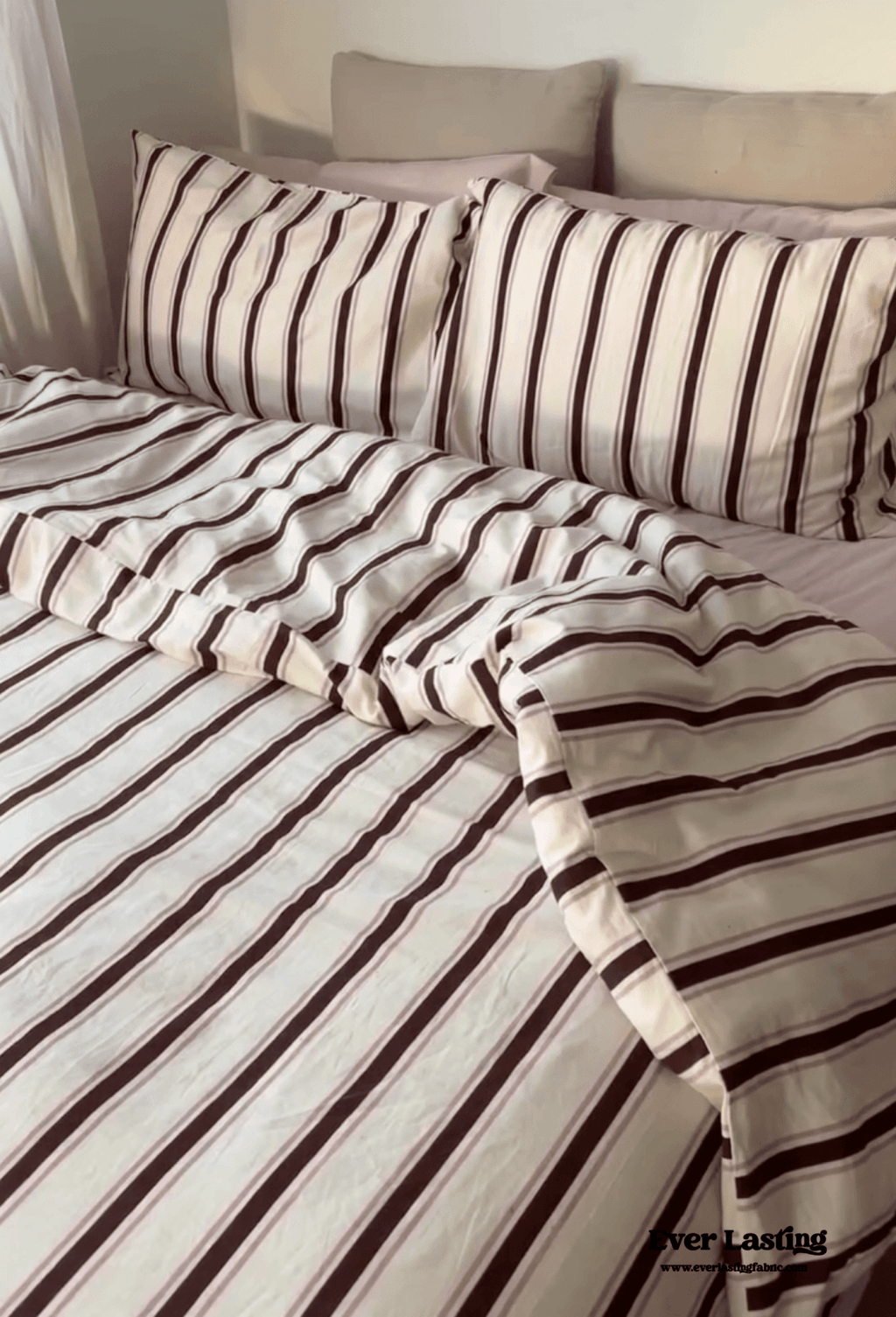 Assorted Washed Cotton Striped Duvet Cover