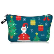 Buffalo Plaid Makeup Bags for Women - Holiday Gift Pouch